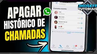 Como APAGAR HISTÓRICO DE CHAMADAS DO WHATSAPP  IPHONE [upl. by Libenson]