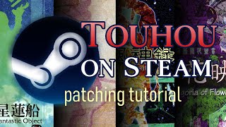 How to patch Touhou games to English in Steam How to change a window size 2023 tutorial [upl. by Aeila814]