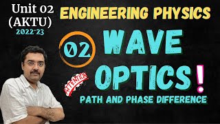 02WAVE OPTICS  dark and bright fringes Stokes law Engineering Physics and others [upl. by Milstone]