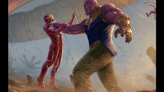 Avengers Infinity War  Thanos Defeating Iron Man  Theme Song [upl. by Ennyleuqcaj]