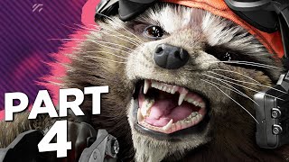 GUARDIANS OF THE GALAXY PS5 Walkthrough Gameplay Part 4  ROCKET RACCOON FULL GAME [upl. by Goode]