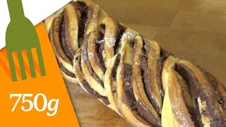 Recette de Brioche tressée au Nutella  750g [upl. by Alue]