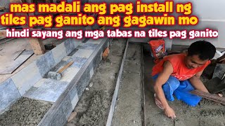 PANO MAG INSTALL NG IBAT IBANG TILES NG MAS MABILIS AT WALANG SAYANGRENOVATION 8 [upl. by Slack299]