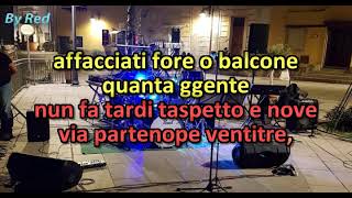 Andrea Sannino Via Partenope 23 strumentale karaoke [upl. by Briney]