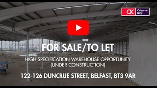 For SaleTo Let  122126 Duncrue Street Belfast BT3 9AR [upl. by Eiramanitsirhc]