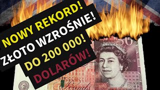 Rekord Ceny Złota XAU Wzrośnie do 200000 USD Czy Sprzedać Dolary Czy Kupić Euro Prognozy [upl. by Hamlen]