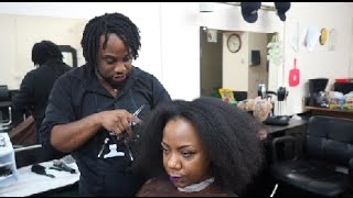 AFRIKANHAIRGOD  THE GRIYN THUMB SALON [upl. by Favin514]