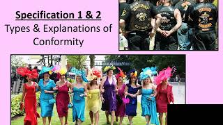 01 Types amp Explanations of Conformity A Level Psychology [upl. by Ayram]