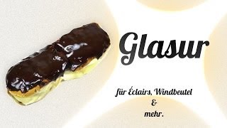 Einfache Schokoladenglasur  für Kuchen Éclairs und mehr Kochklub [upl. by Nyrrat601]