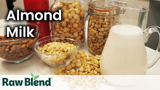 How to make Almond Milk in a Vitamix Blender  Recipe Video [upl. by Romola]