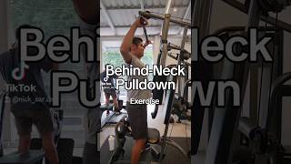 BehindNeck Pulldown [upl. by Delfeena]