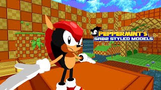 Sonic Robo Blast 2  Peppermints SRB2 Styled Models V19  Mightys Chaotic Might [upl. by Darian]