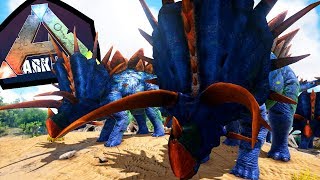 NOVO STEGOCERATOPS  MIGRAÇÃO Ataque dos tiranossauros   ARK Play As Dino 37  PTBR [upl. by Lyndon]