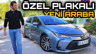 YENİ ARABA ALDIK  ÖZEL PLAKA NASIL ALINIR   2019 TOYOTA COROLLA  16 VİSİON MDS  GNB medya [upl. by Bernstein610]