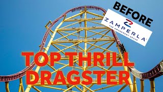 Top Thrill Dragster Cedar Point Ohio Before Zamperla [upl. by Elwira60]