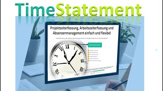 Zeiterfassung in der Cloud  TimeStatement [upl. by Inkster]