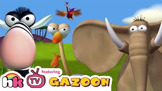 Gazoon  Fireflies  Funny Animals Cartoons For Kids By HooplaKidz TV [upl. by Anirdnaxela]