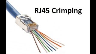 RJ45 Crimping Technic in Hindi  RJ45 कनेक्टर को कैसे लगाते है  MIE [upl. by Deck]