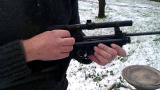 Exploding Pellets in a Crosman Ratcatcher 22 [upl. by Anomas]