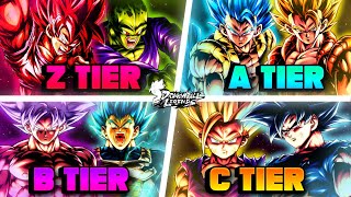 Using EVERY Tier of PvP Teams in Dragon Ball LEGENDS [upl. by Cohl479]