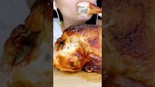 Rotisserie chicken 🍗 asmr mukbang eatingsounds mangiawhispers [upl. by Dorca720]