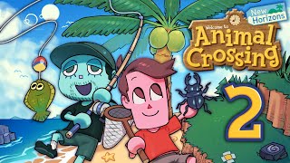 SuperMega Plays ANIMAL CROSSING NEW HORIZONS  EP 2 Earnin Those Miles [upl. by Esnofla]