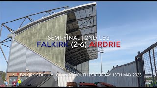 Why were we so nervous Airdries BIG BAWS carry them to the Playoff Final ♦️ Airdrie 72 Falkirk [upl. by Felipa968]