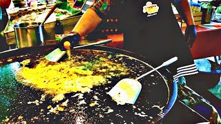 1 Thai street food  Hoy Tod Oyster Omelet หอยทอด [upl. by Pavla]