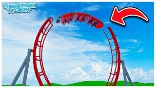 I Build This IMPOSSIBLE Rollercoaster in Theme Park Tycoon 2 [upl. by Ahsikat918]