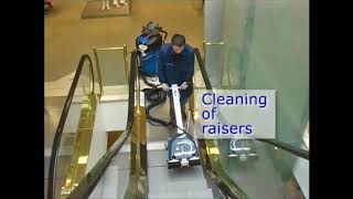 Hefter RF 40 Escalator Cleaner Demo [upl. by Ahseym471]