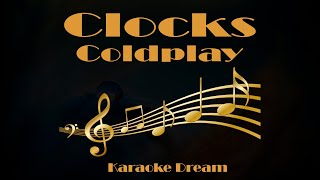 Coldplay quotClocksquot Karaoke [upl. by Ingelbert52]