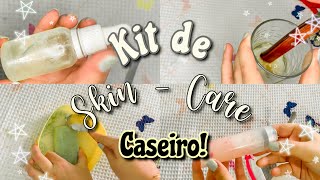 KIT DE SKIN  CARE CASEIRO 🧖🏻‍♀️💝🦋 [upl. by Anoif580]