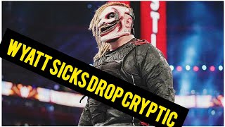 Waytt Sicks Drop Cryptic Message Wwe RawWwe Uncle HowdyWwe news [upl. by Nikoletta]