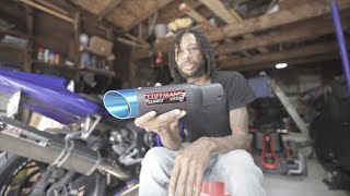 Installing Coffman shorty exhaust Yamaha R6 [upl. by Akili]