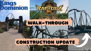 Kings Dominion 2025 NEW COASTER LOOKS AMAZING Rapterra Update [upl. by Kubiak]