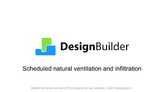 51 Scheduled natural ventilation and infiltration [upl. by Rhianna77]