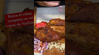 CHAMORRO ADOBADO busca el video en mi canal de YouTube comida food [upl. by Russon]