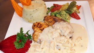 Pineapple Grilled Chicken Steak Recipe Restaurant style  Chicken Steak Recipe [upl. by Steen70]