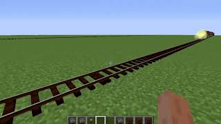 Immersive railroading long train in minecraft [upl. by Honor]