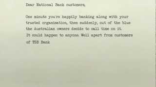 TSB Bank  Letter to National Bank Customers  TV commercial [upl. by Derag427]