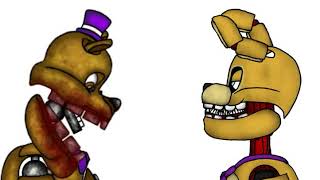 itp spring bonnie vs fredbear [upl. by Clarisa]