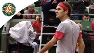 Roger Federer v Diego Schwartzman Highlights  Mens Round 2 2014  Roland Garros [upl. by Alyekahs]