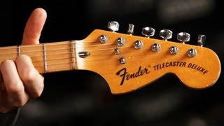 Fender Telecaster Deluxe Basics  Guitar Setup [upl. by Rubetta]