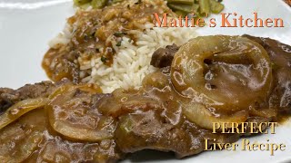 Delicious Liver Onions amp Gravy From Matties Kitchen [upl. by Odille]