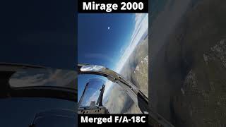 Mirage 2000 Vs FA18C Hornet  Contention Server Highlight  DCS World [upl. by Nirtiac]