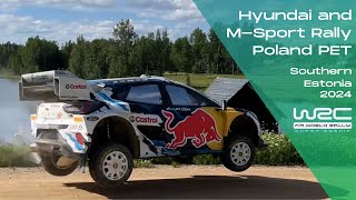 Hyundai and MSport PET  Haanja  MAX ATTACK amp JUMPS  Rally Estonia PET [upl. by Corbett]