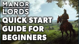 Manor Lords Quick Start Guide For Beginners  Full Guide [upl. by Otit]