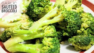 HOW TO COOK BROCCOLI GARLIC SAUTEED BROCCOLI [upl. by Hunsinger]