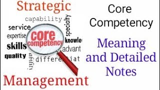 Core Competence  Detailed Notes with Complete Understanding  Strategic Management CA IPCC grp2 [upl. by Agathe157]