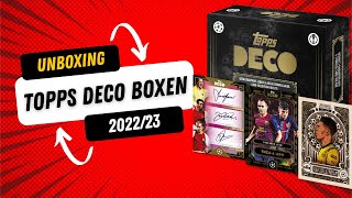 TOPPS DECO BOX 202223 PACK OPENING  😱🔥 [upl. by Lorne]